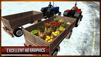 拖拉卡车运输蔬菜